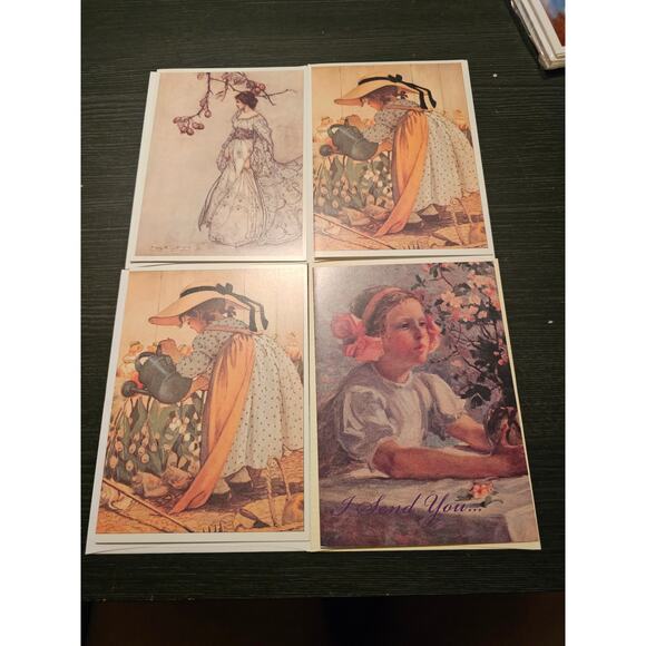 Vintage 1990s Laughing Elephant Greeting Cards Lot of 4 Unused (Gg105) - Picture 1 of 5
